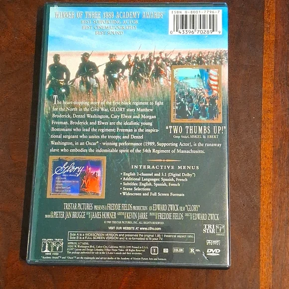 Glory DVD - Picture 2 of 4